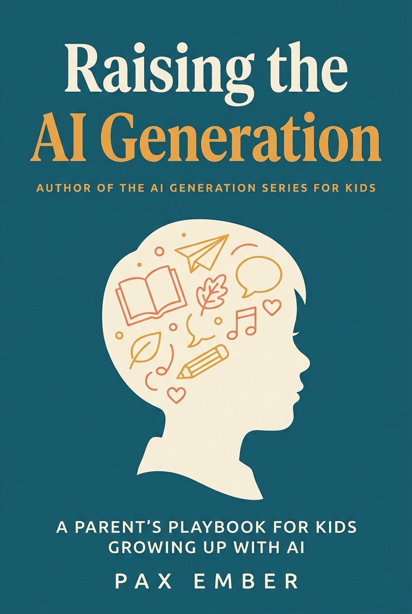 Raising the AI Generation, a parent's playbook for kids growing up with AI, book cover